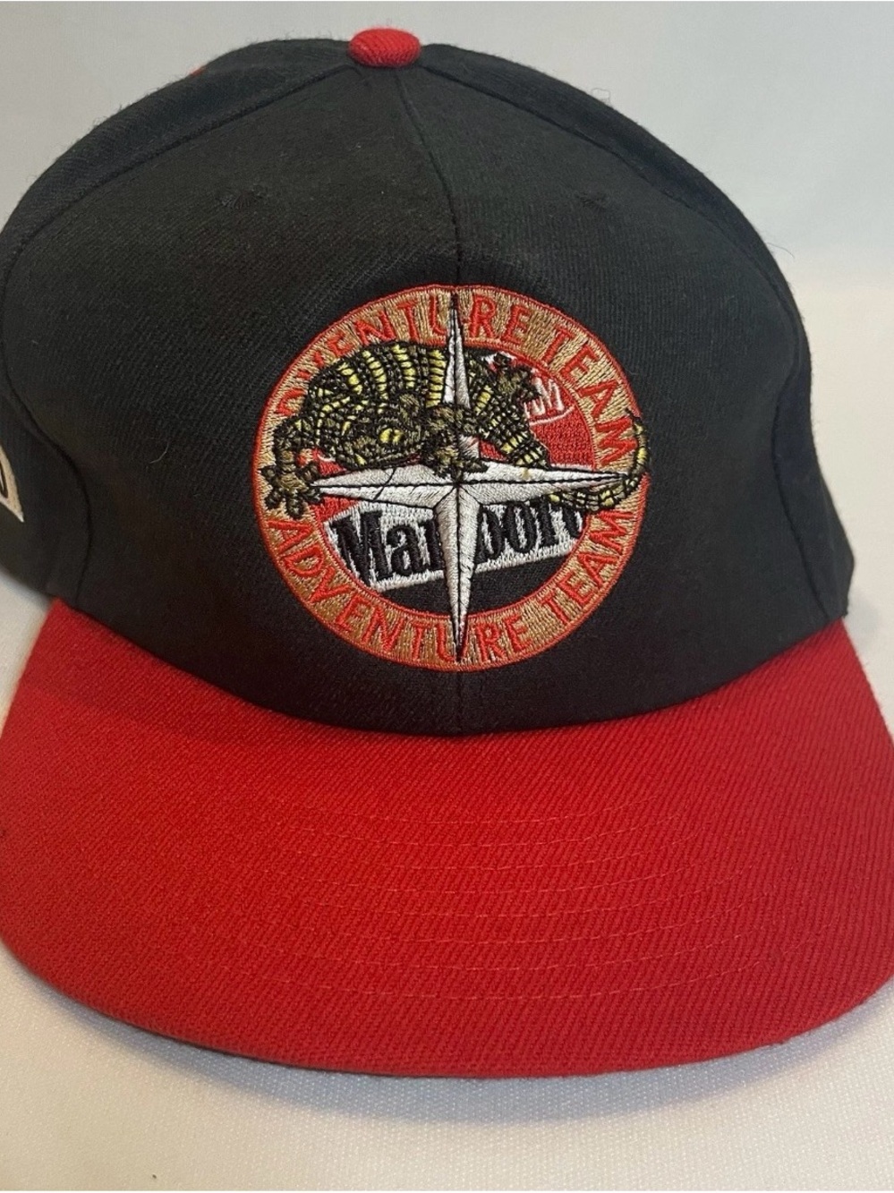 Vintage Marlboro Black and Red Adventure Team Hat